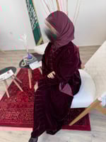 مخمل مطزر نص كلوش