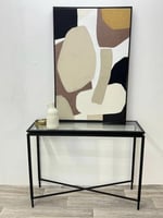 مدخل حديد اسود مطفي