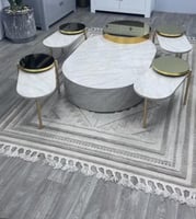 طقم طاولات ارضية 5 قطع