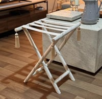 طاولة قابله للطي مخمل سكري