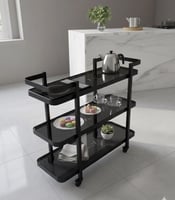 عربة تقديم مع سخان كهربائي