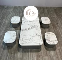 طقم طاولات مع 4 حبات خدمة