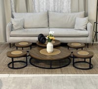 طقم طاولات ارضية 6 قطع