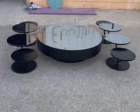 طقم طاولات تقديم ارضيه 5 قطع