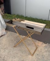 مدخل استقبال بمرايه عسلي