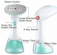 كاوية بخار يدوية من جي في سي برو, 1640 واط ,380 مل...