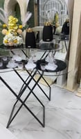 طقم طاولات تقديم اكريلك