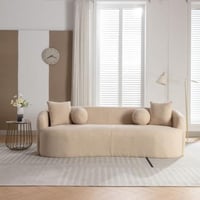 كنبه قماش بوكليه مقاس 215 سم