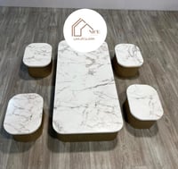 طقم طاولات مع 4 حبات خدمة