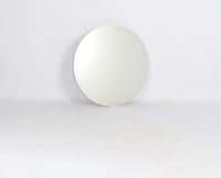 مرايه جداريه بإيطار فضي مقاس 80 سم