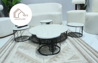 طقم طاولة مع 4 حبات خدمة