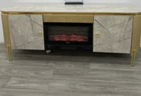 دفاية مع ديكور بديل رخام