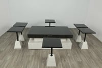 طقم طاولات مع 6 حبات خدمة