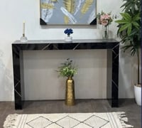 كونسول-مدخل بديل الرخام أسود