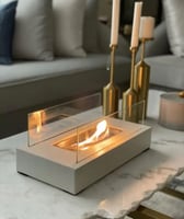 مدفئة الايثانول أبيض