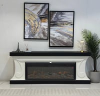 ديكور مع جهاز تدفئة