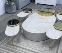 طقم طاولات ارضية 5 قطع