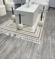 طقم طاولات كلاسيكي مع 6 خدمة