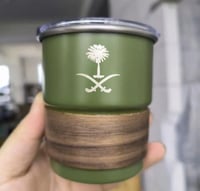 كوب سيفين ونخلة | أخضر