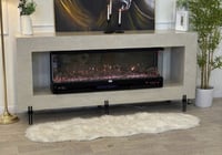 ديكور بديل رخام مع جهاز تدفئة