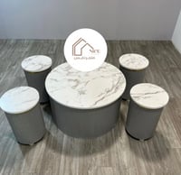 طقم طاولات مع 4 حبات خدمة