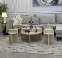 طقم طاولات بديل رخام