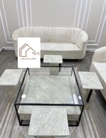 طقم طاولات بديل رخام