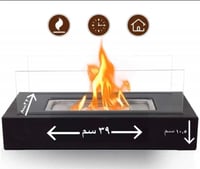 مدفئة الإيثانول أسود