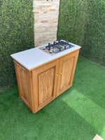 عربة فرن متنقلة غاز