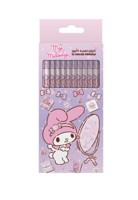 علبة أقلام تلوين 12 لون ماي ميلودي (علبة PVC مسطحة...