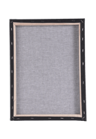 كلاس لوحة كانفوس أسود (40 × 30 سم)، خالي من الأحما...