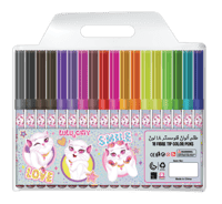 لولو كاتي أقلام تلوين 18 لون – مجموعة لطيفة وملونة...