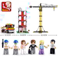 سلوبان قطع تركيب رافعة بناء عملاقة 1461 قطعة