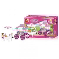 سلوبان قطع تركيب بناتي عربة طعام 78 قطعة