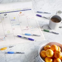 شاربي أقلام فلامنجو ماركر دائمة طقم من 24 لون، رأس...