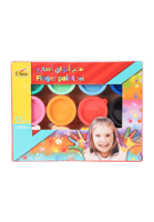 كلاس مجموعة الوان أصابع للأطفال 12 × 30 مل، الوان...