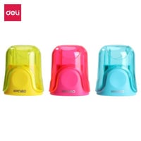 ديلي براية أقلام رصاص بفتحتين مع حاوية لبقايا البر...