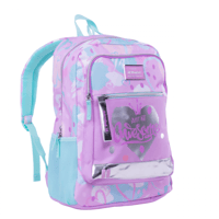 بوز شنطة ظهر أنيقة للطلاب مقاس 17.5 بوصة ، جيب رئي...