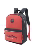 موستنق شنطة ظهر17"مع مقلمية احمر بشعار