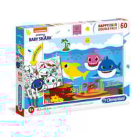 بيبي شارك بازل وجهين ألوان 1 - 60 قطعة