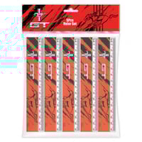 موستنج مجموعة مساطر 15 سم (6 بوصة) ، مسطرة بالسنتي...