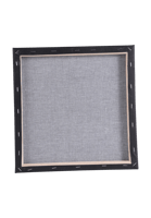 كلاس لوحة كانفوس أسود (20 × 20 سم)، خالي من الأحما...