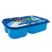 بي جي ماسك صندوق غداء بلاستيك 3 أقسام للأطفال ، صن...