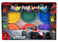 طقم الوان أصابع سيارة سباق