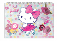 كراسة رسم كرتون كبيرة هيلوكيتي - 15 ورقة