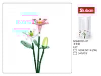 سلوبان قطع تركيب مزهرية أبيض - 243 قطعة