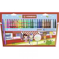 ستابيلو اقلام تلوين باور مجموعة من 30 لون