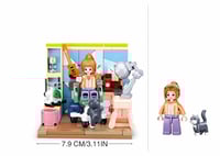 سلوبان قطع تركيب بناتي غرفة مكتب 216 قطعة