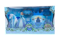 مجموعة عربة الأميرة بحصان مع اكسسورات، مجموعة لعب...