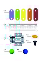 كلمنتوني لعبة كرات المسارات الموسيقية